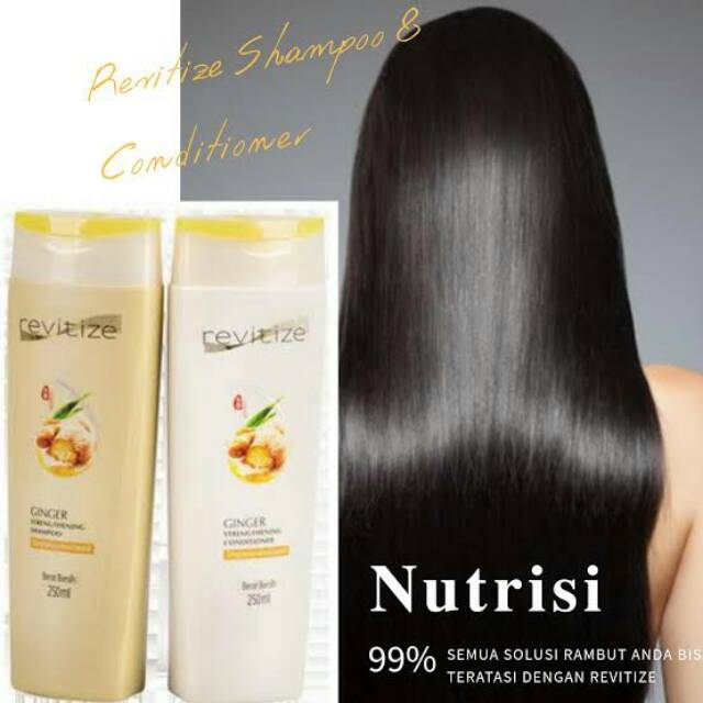 REVITIZE GINGER STRENHTHENING SHAMPOO & CONDITIONER