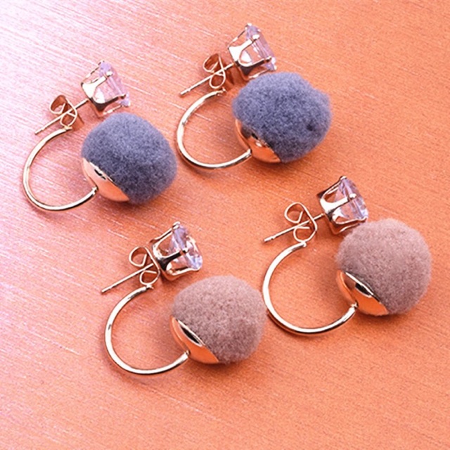 Anting bottom pom | aksesoris import murah
