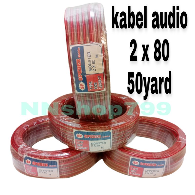 Kabel speaker/kabel audio 2 x 80