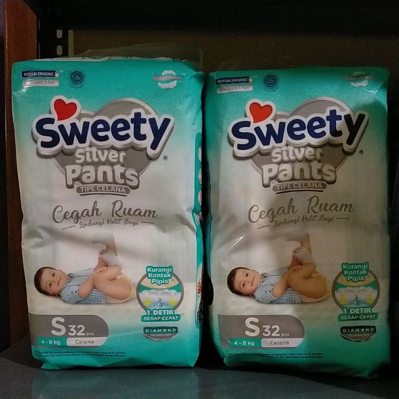 SWEETY SILVER PANTS S32