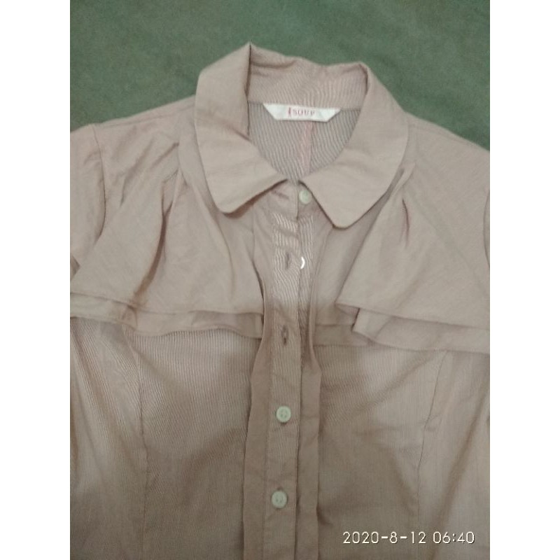 kemeja lengan pendek preloved
