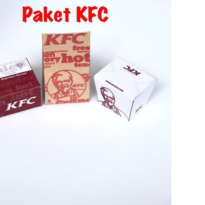 ✥ 3pcs Paket KFC Magnet Kulkas ➬