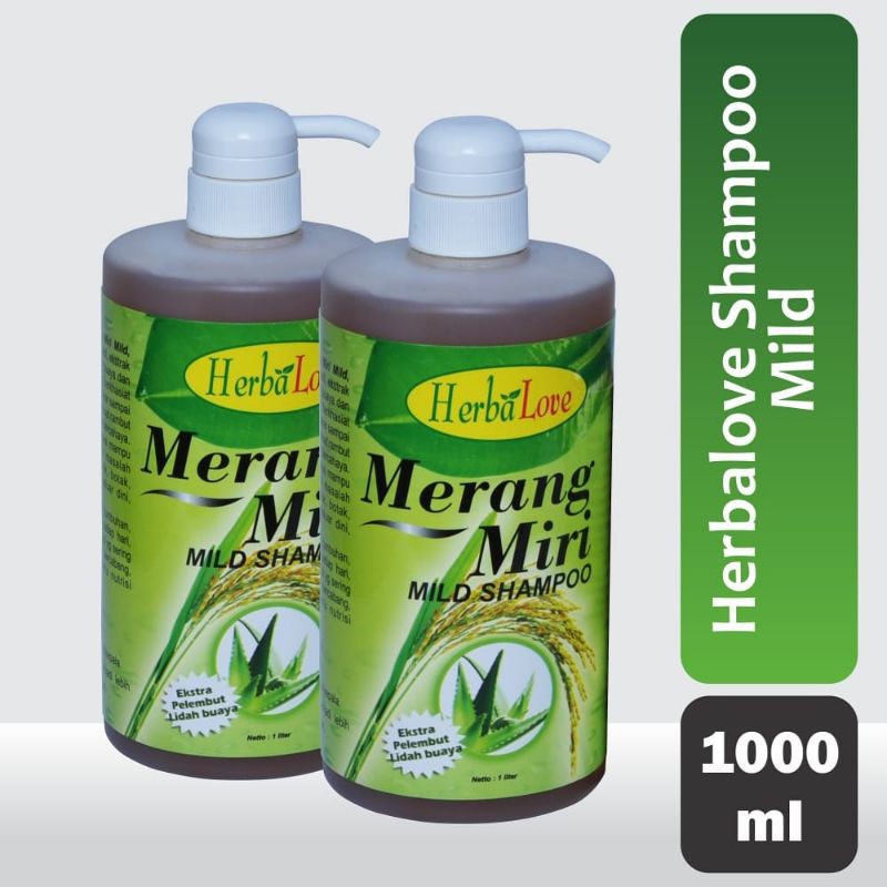 HERBALOVE JOGJA - SHAMPOO MILD 1.000 ml