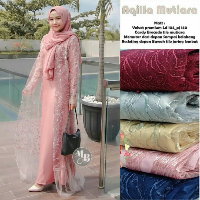 DRESS AQILLA MUTIARA