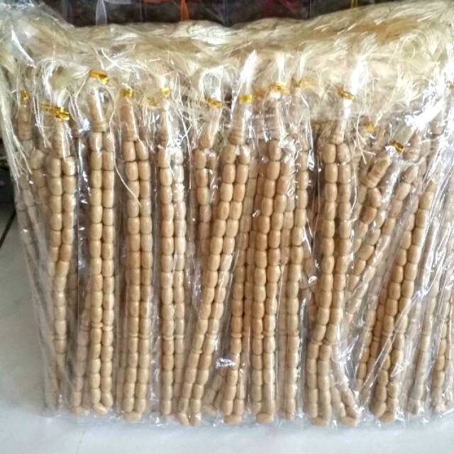 Tasbih kayu plastik