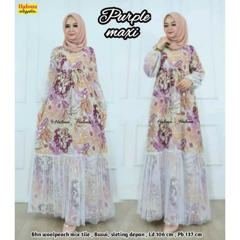 purple maxi by halona
