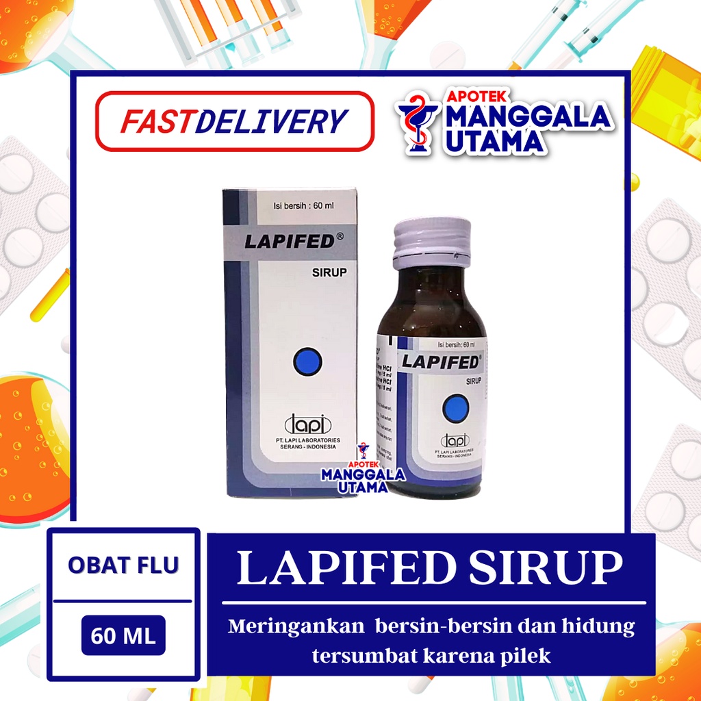 LAPIFED SIRUP ISI 60 ML