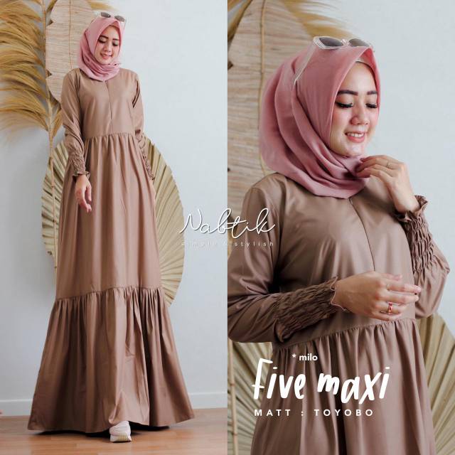 Gamis Busui Friendly "Five Maxi"