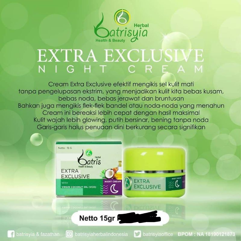 naight cream extra exclusive