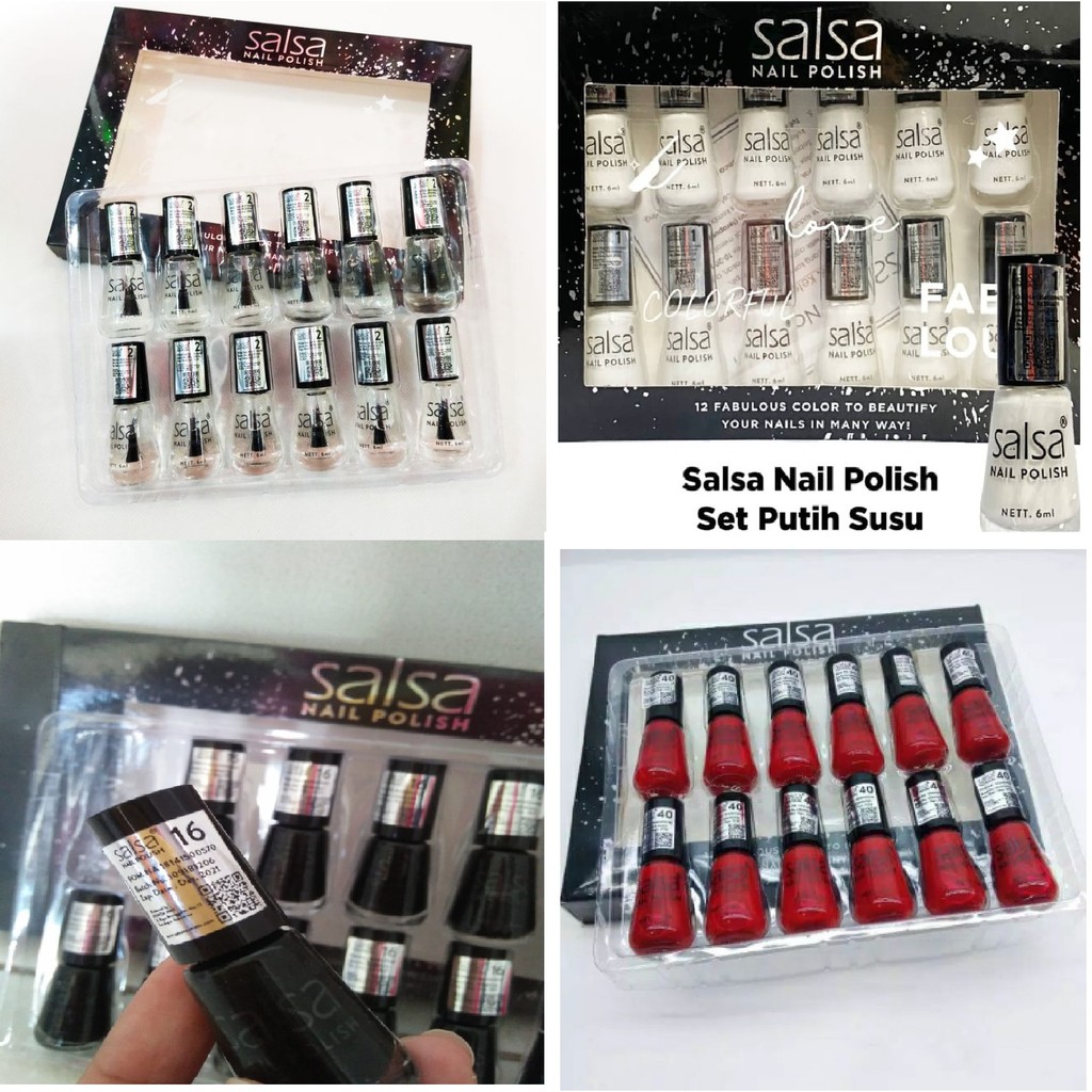 ( PERBOX ) Kutek SALSA Nail Polish