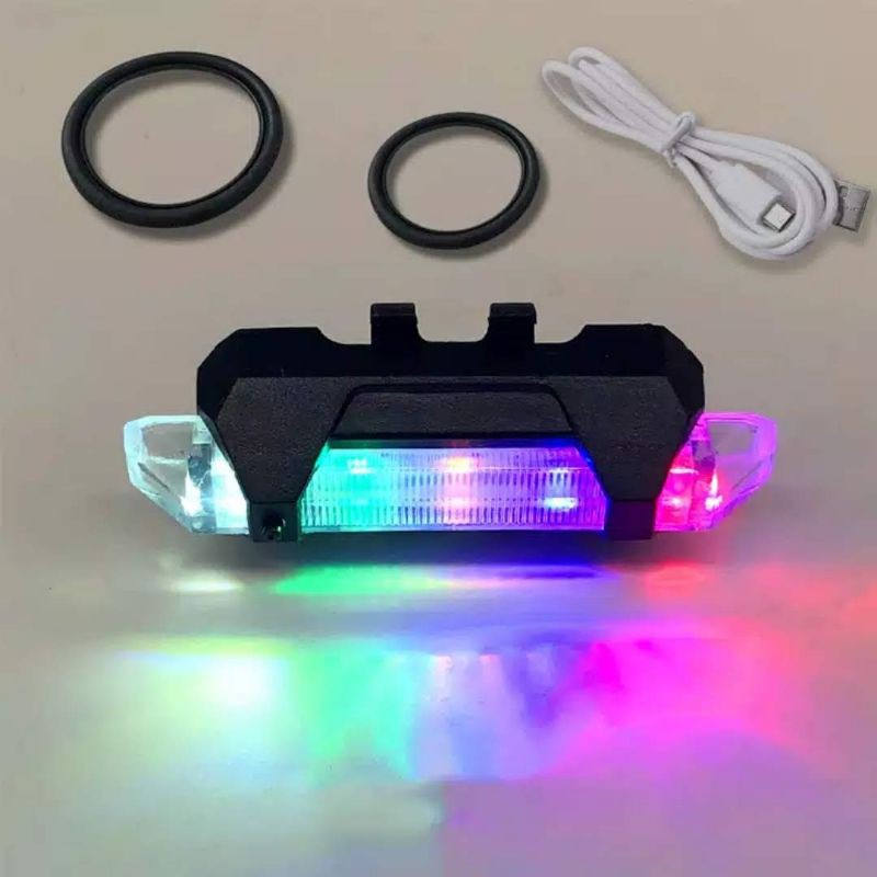 Lampu sepeda LED USB