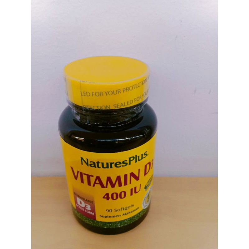 NATURE'S PLUS VITAMIN D3 400 IU 90