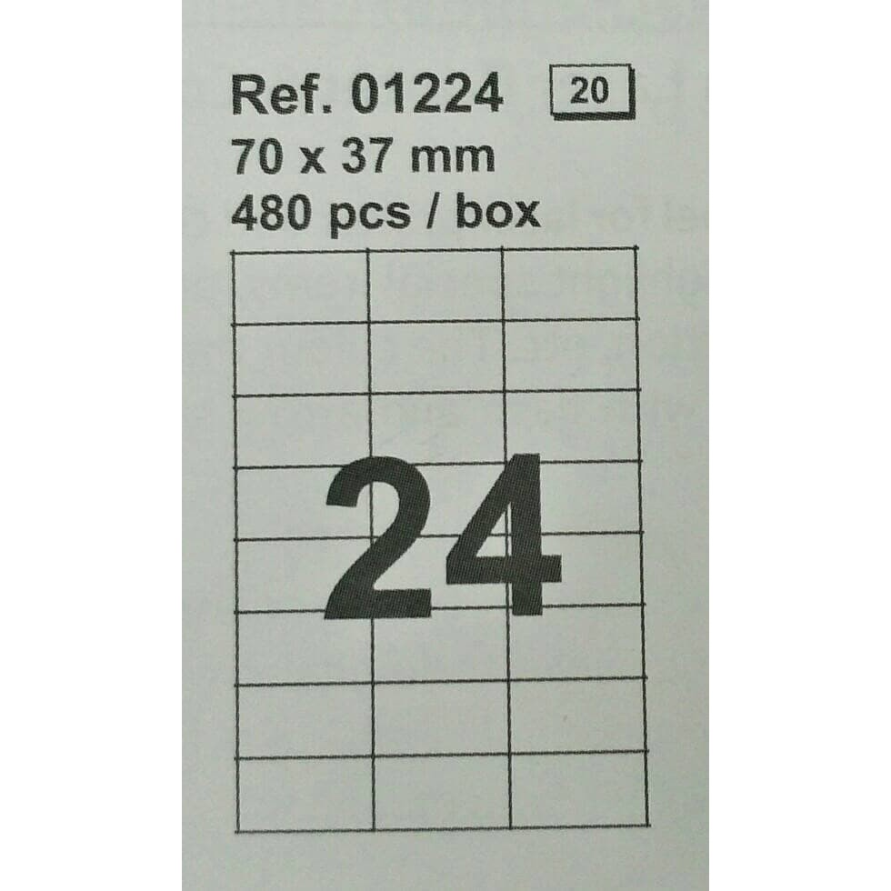 APLI Transparent Polyester Weatherproof Label