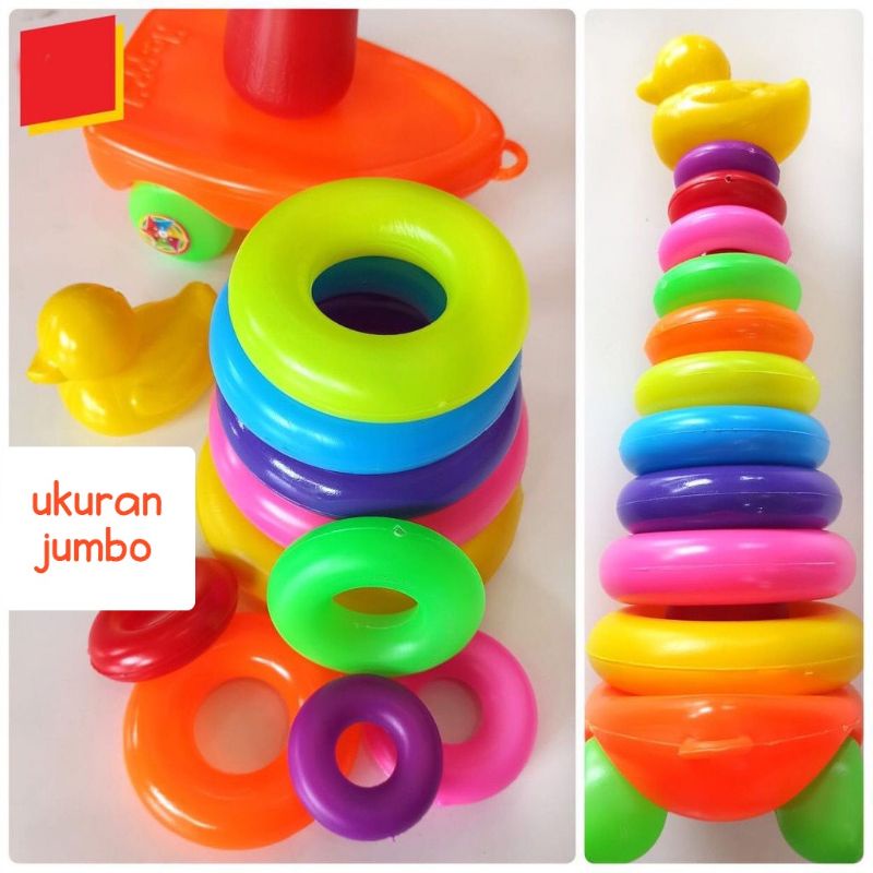 mainan donat susun