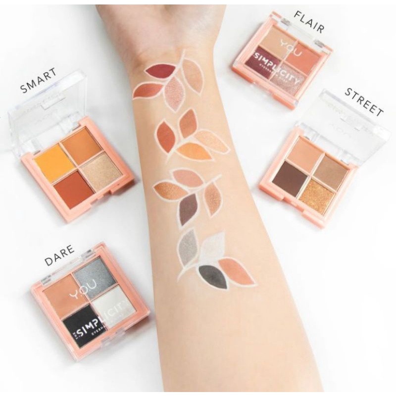Y.O.U the simplicity Eyeshadow Quad