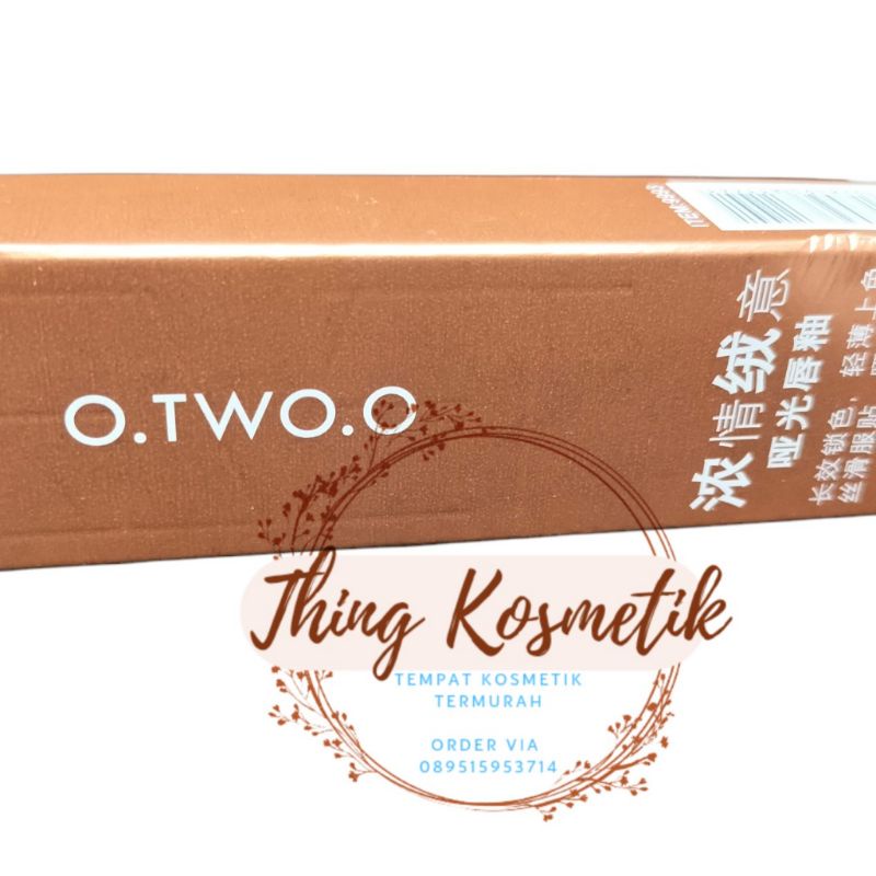 o.two.o lip cream matte