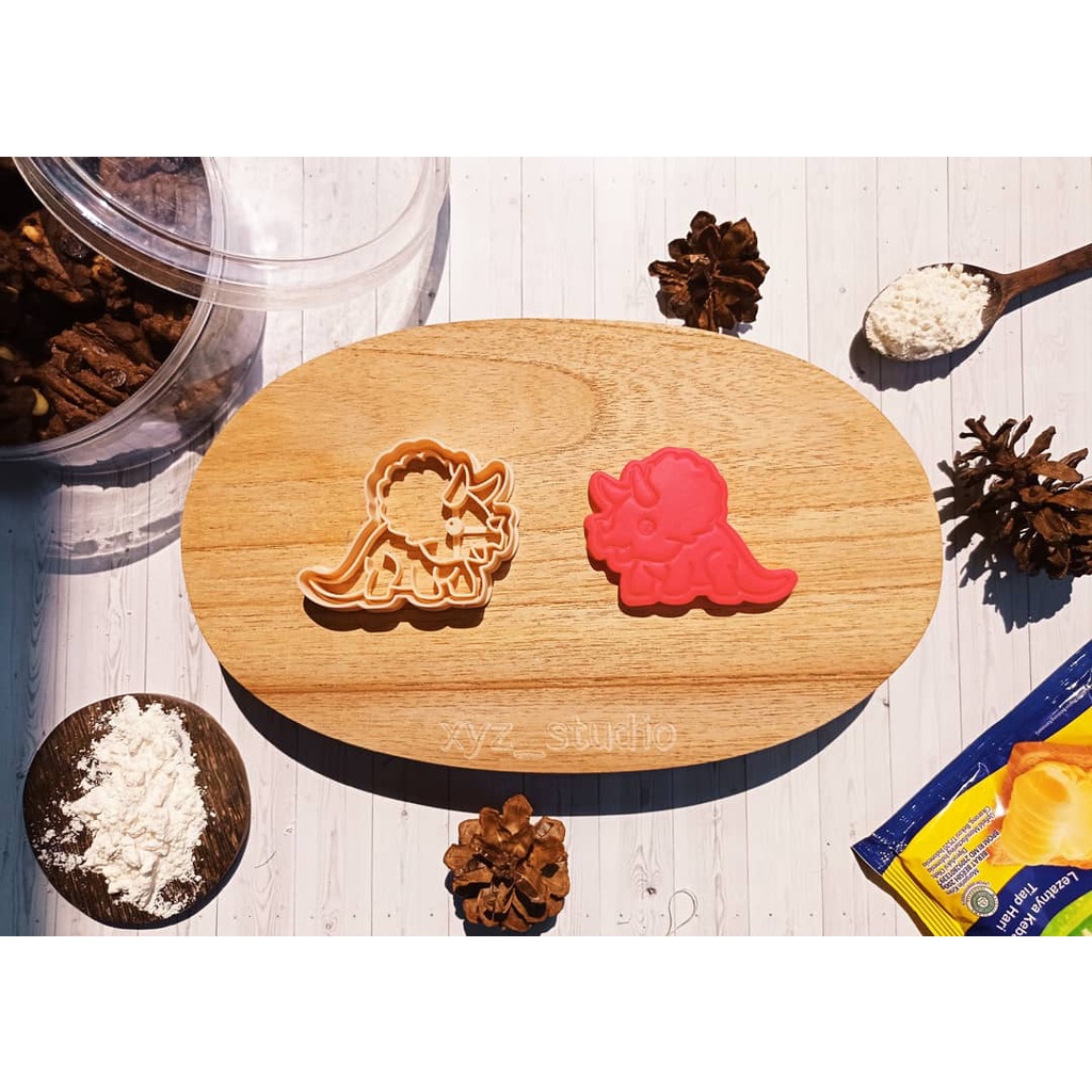 Triceratops Dino Cookie Cutter