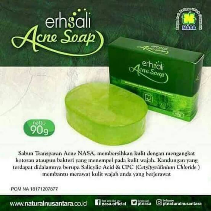 ERHSALI ACNE SOAP NASA