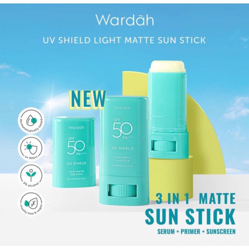 Wardah UV Shield light matte sunstick