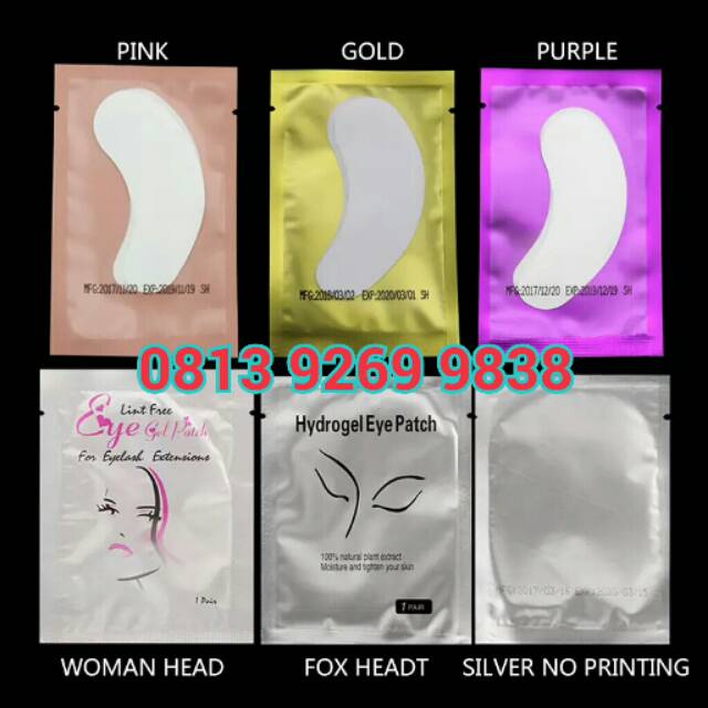 50 pcs Eyepad eyepatch eyelash extension eye pad patch