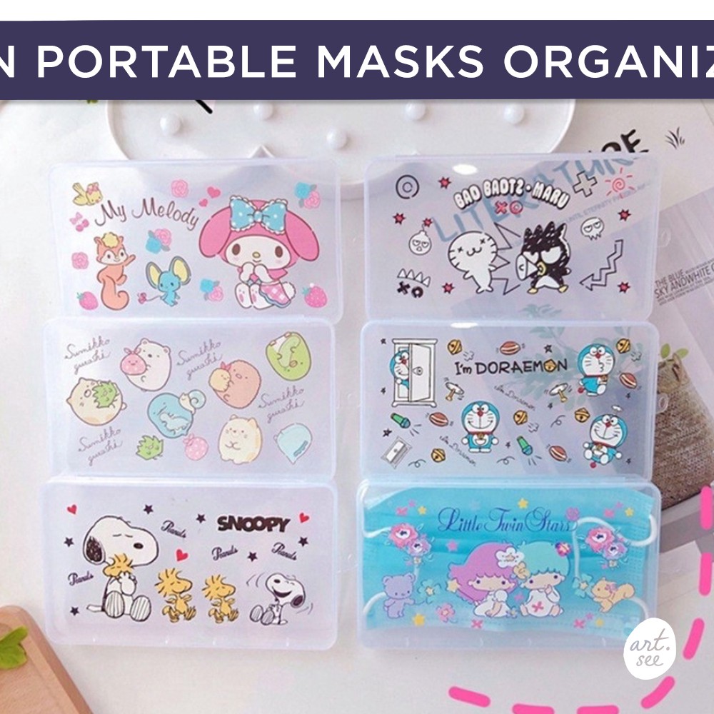 Fun Portable Face Mask Organizer