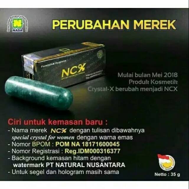 NCX Crystal X NASA