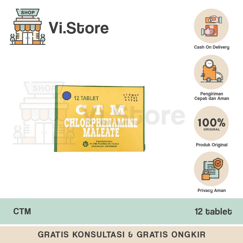 Ctm 1 pack isi 12 tablet