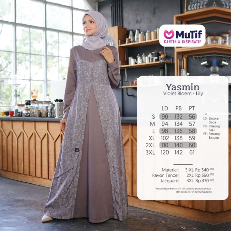 gamis mutif kode yasmin