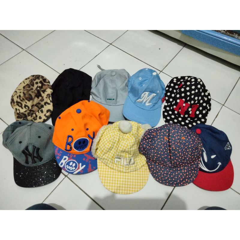 paket topi 10pcs fix