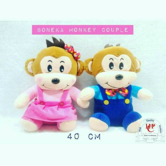 BONEKA MONKEY COUPLE