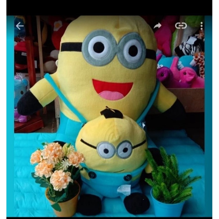 boneka minion double jumbo+sedang