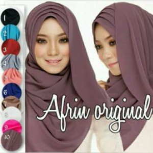 Jilbab Instan Afrin Jersey