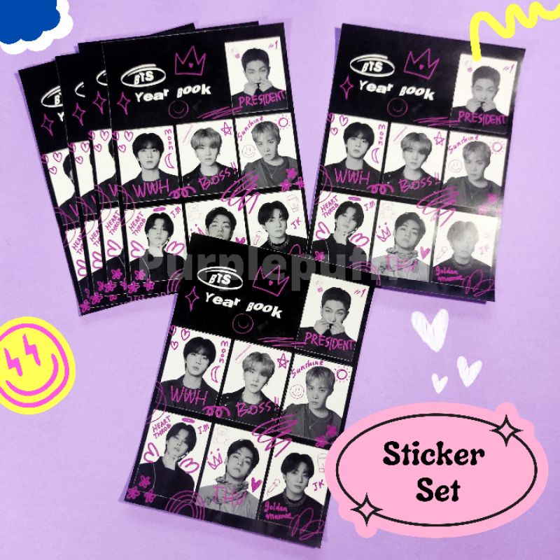 BTS Sticker Deco Sticker set BTS