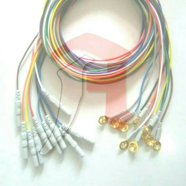 Gold Eeg Cable / Kabel Eeg Emas 1 Pcs