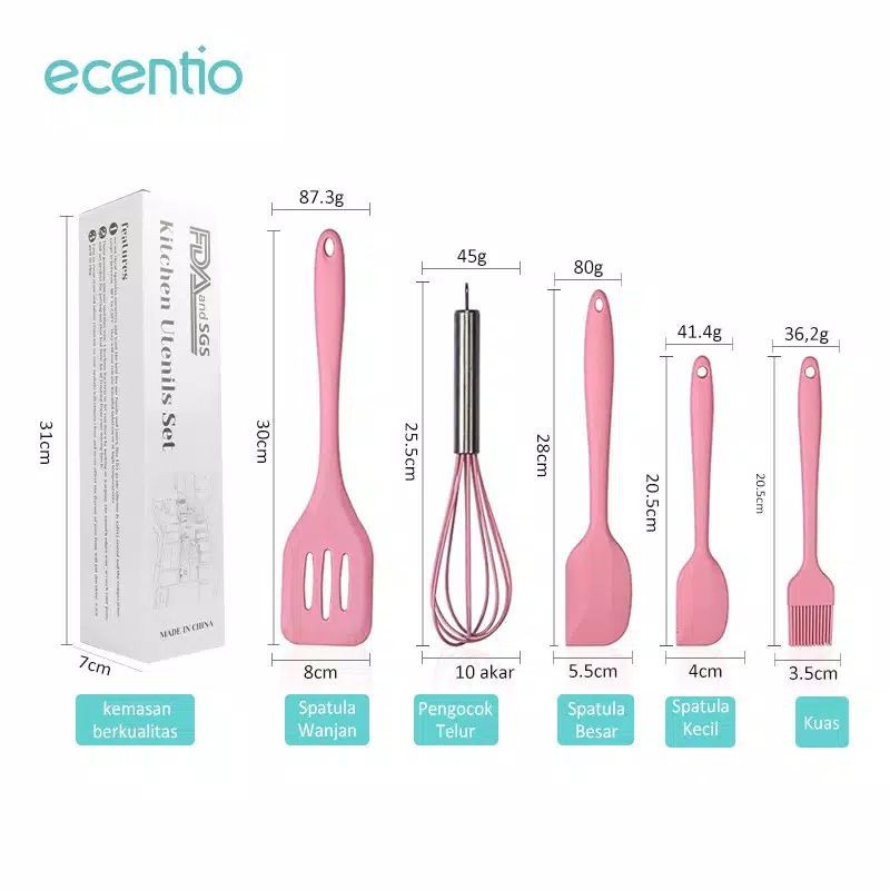 SPATULA NYLON SET