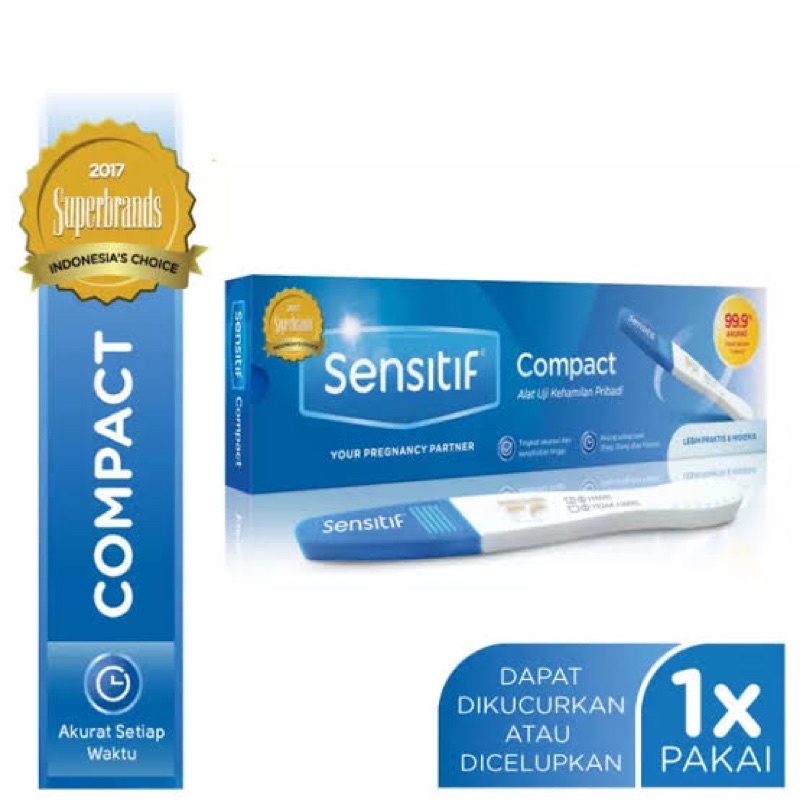 SENSITIF COMPACT ALAT UJI KEHAMILAN TESTPACK