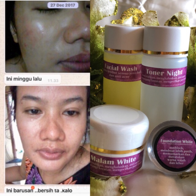 Paket Whitening Plus Foundation
