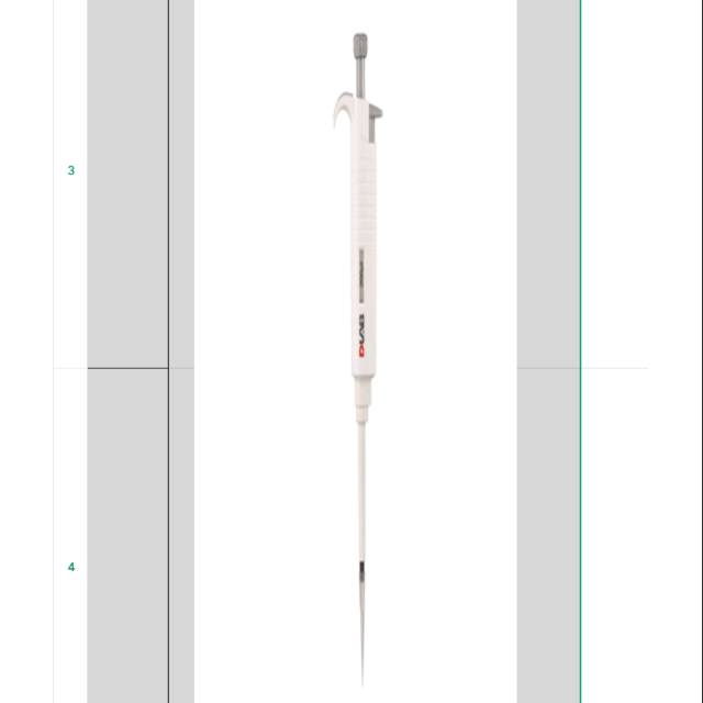Micropipette 0.1-2.5 ul