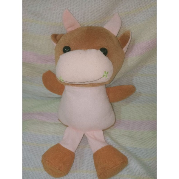Boneka sapi lembut dan murah 30cmX10cm