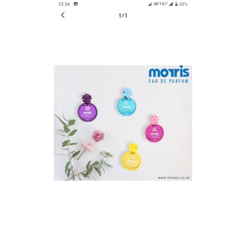 Mories eau de parfum bunga 60ml