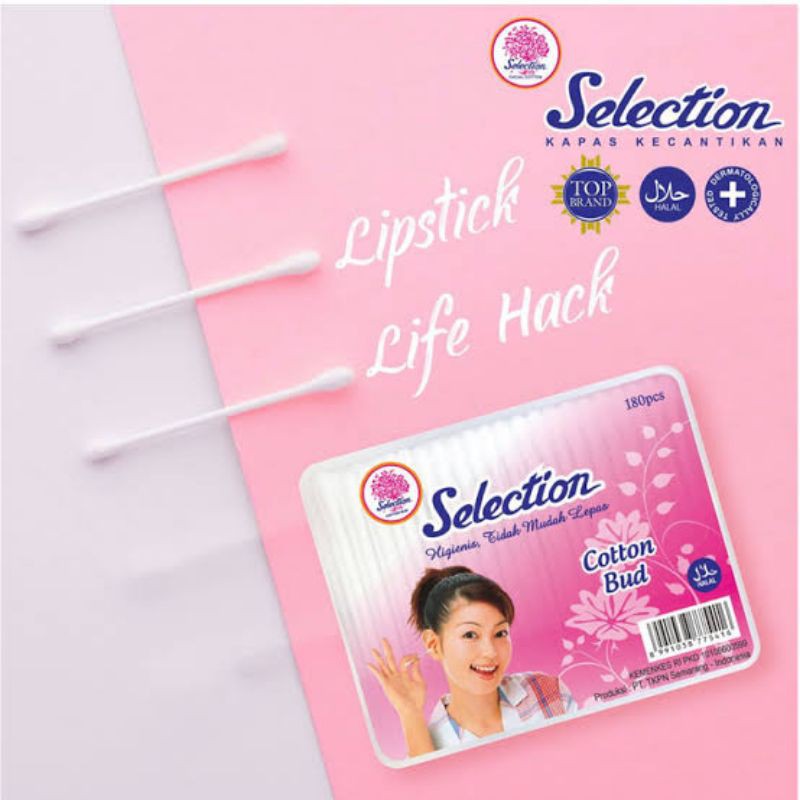 Selection Cotton Bud isi 180pcs