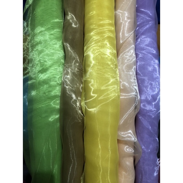 kain kaca organdi lebar 150cm