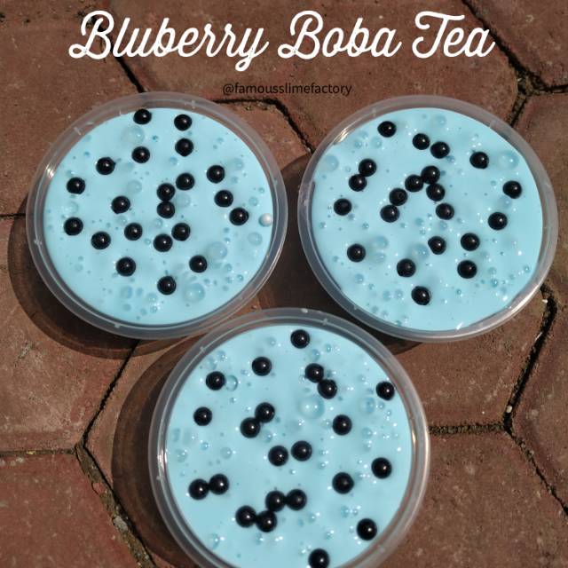 SLIME - Bluberry boba tea