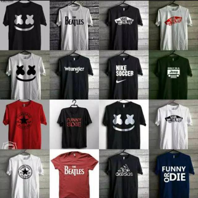 Kaos distro katun combad 30s