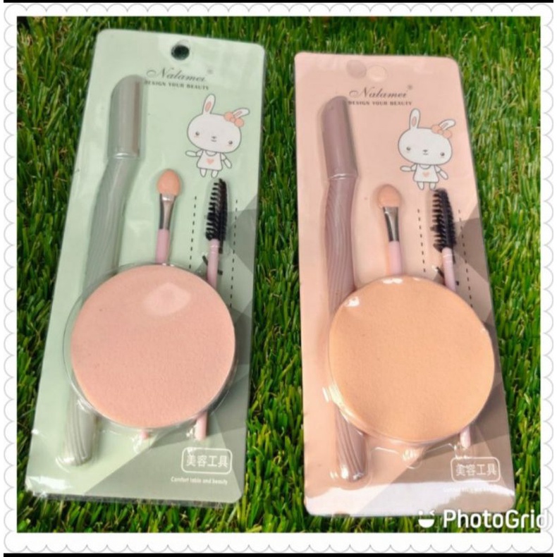 Sponge Face and Eyelash Set