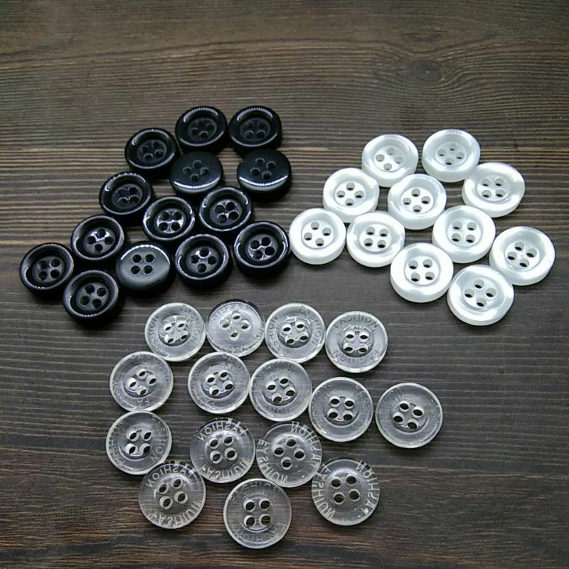 kancing kemeja per gros 144pcs
