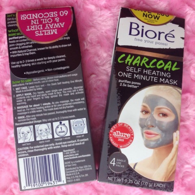 BIORE Charcoal mask
