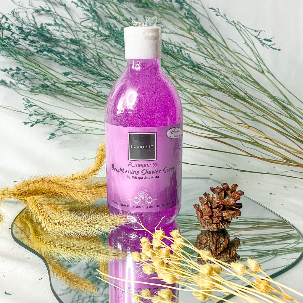 Scarlett Shower Scrub (Pomegrate)