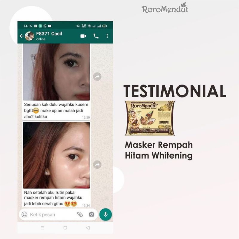 Masker rempah hitam