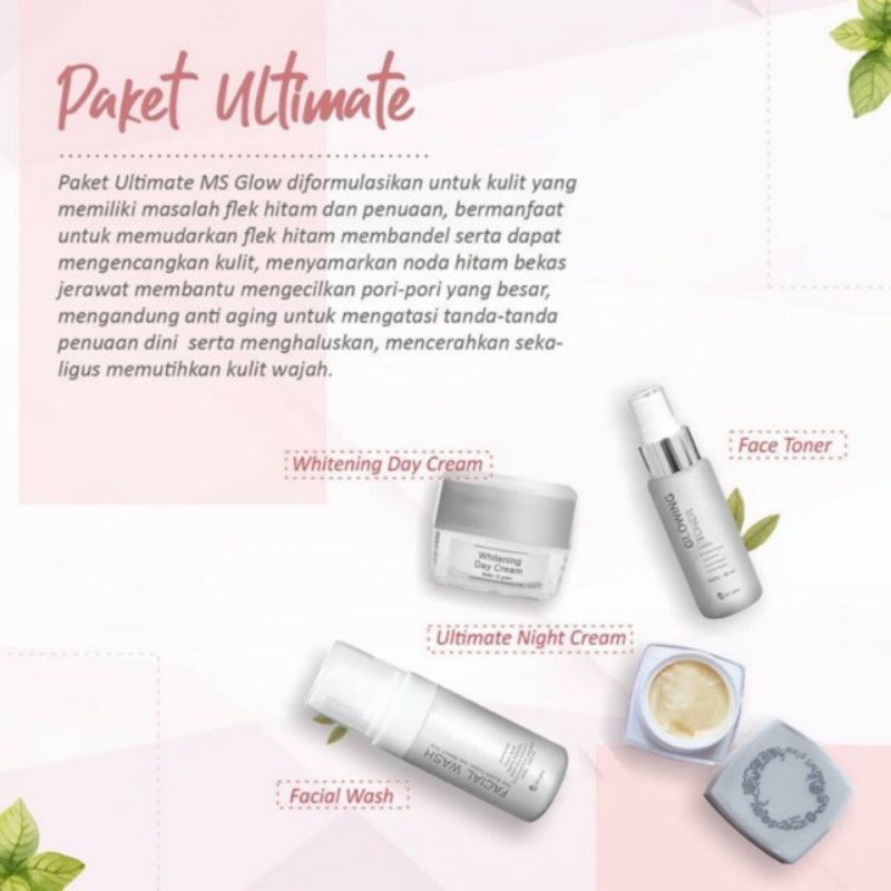 Paket Ultimate (Flek) Ms Glow